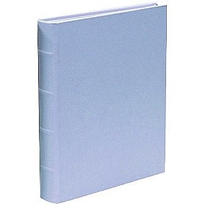 JUNIOR 8x9½ Light-Blue Leather Bound Album<br>by Graphic Image™