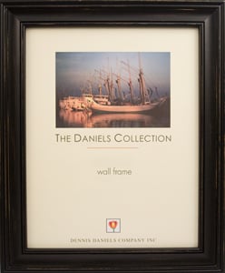 Ebony-Black Distressed Finish 10x15 frame by Dennis Daniels®