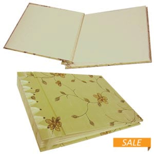 GINGER Cloth Scrapbook Album 8½ x 9¼ by Rag & Bone®