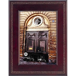 PATRICK dark walnut with bronze studs 5x7 frame