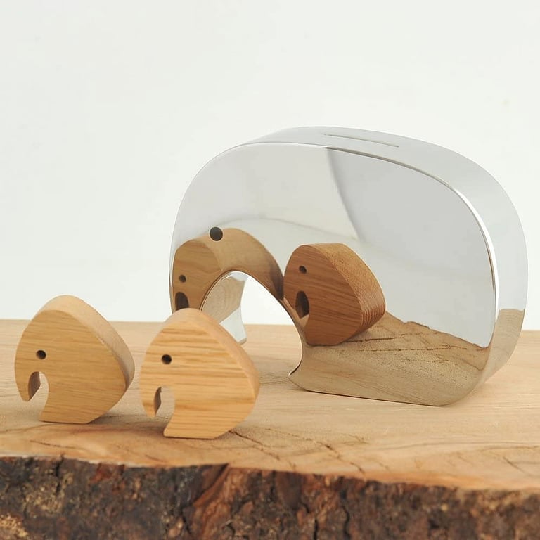 The Original MONEYPHANT + TWINS BANK by Georg Jensen® - Picture
