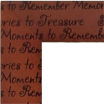 Corner script close-up